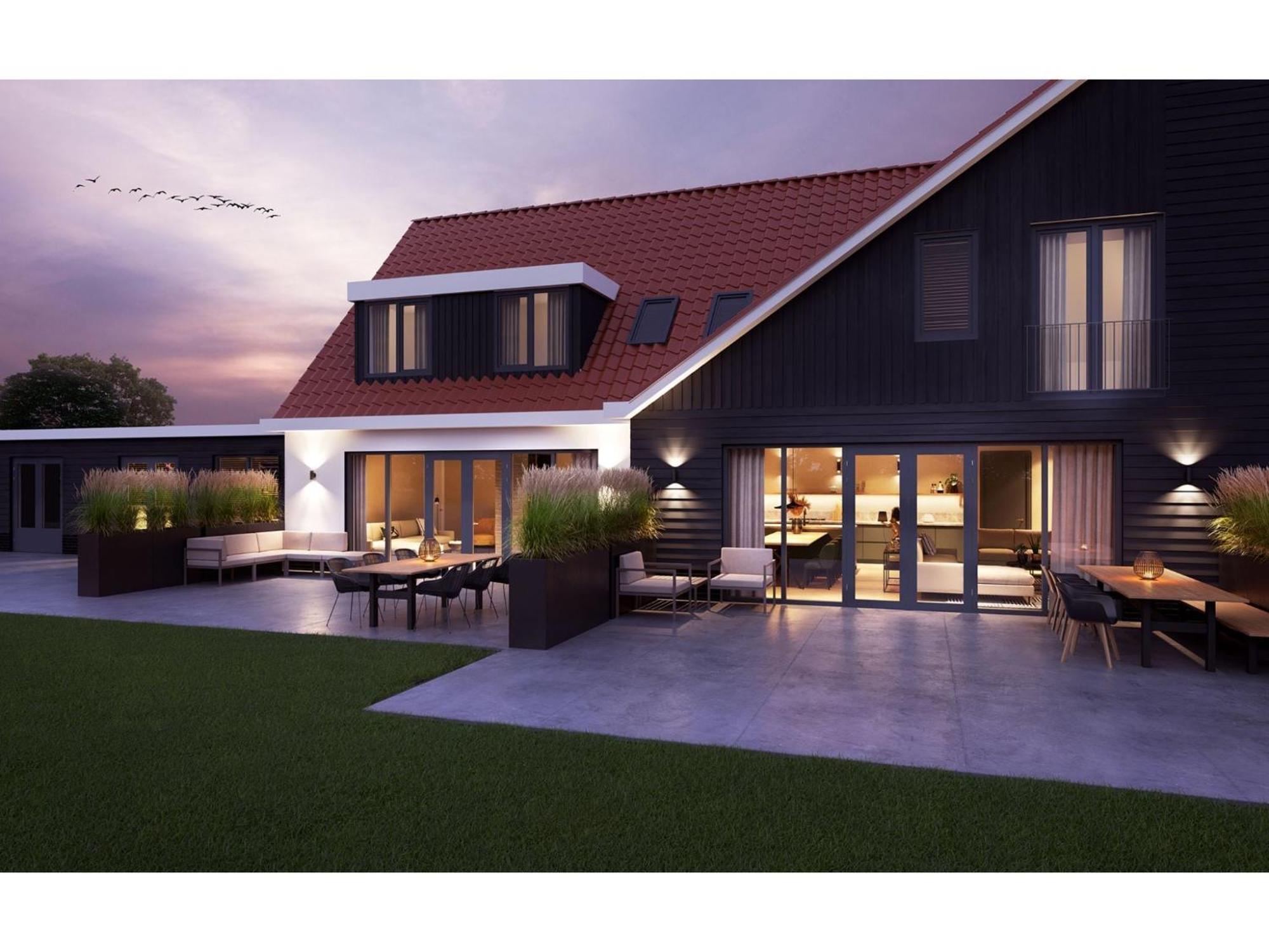 Modern 8 person villa in De Cocksdorp  Exteriör bild